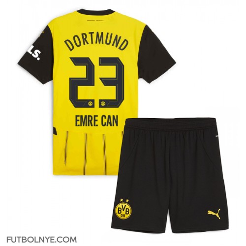 Camiseta Borussia Dortmund Emre Can #23 Primera Equipación para niños 2024-25 manga corta (+ pantalones cortos)